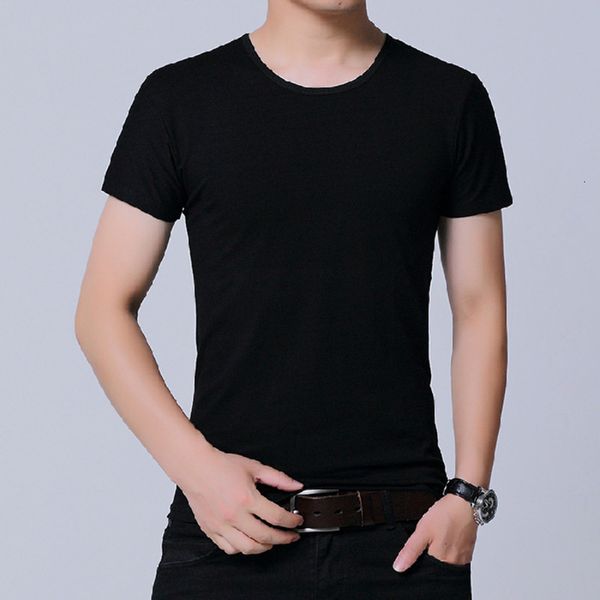 

brand short summer new loose men's t-shirt fashion korean half sleeve spring clothes, White;black