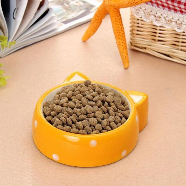 

cat bowls & feeders ceramic bowl feeder pet dog feeding food small dish supply water lovely puppy wholesale bowel fe e7h7