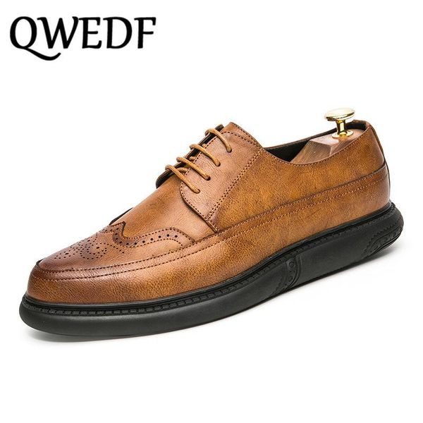 

dress shoes fashion novelty retro bullock design men classic business formal pointed toe leather oxford g1-58, Black