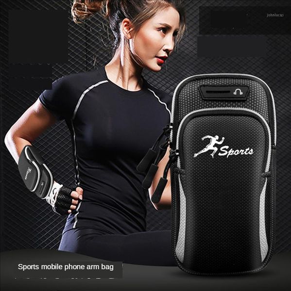 

running bags men women armbands double zipers cell phone wrist arms band case sports accessories for 6.9 inch smartphone cases1