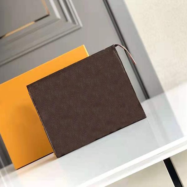 

men large capacity plaid clutch bag designer travel organizer storage cosmetic hanbag women pvc tote zipper plaid cell phone pocket solid ba