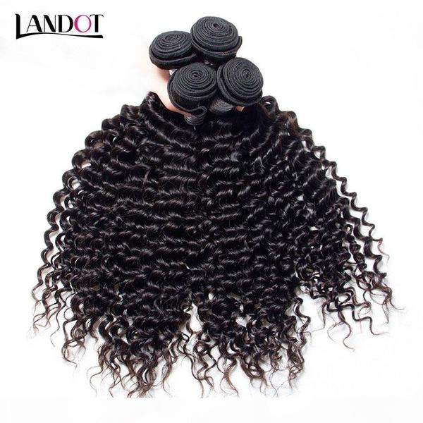 

brazilian deep curly virgin hair weave bundles unprocessed peruvian malaysian indian cambodian mongolian kinky curly human hair extensions, Black