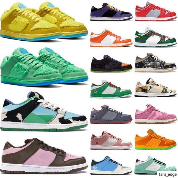 

new fashion low dunky comfortable chunky dunky varsity royal platform shoes tie-dye black white university red pine green sneakers