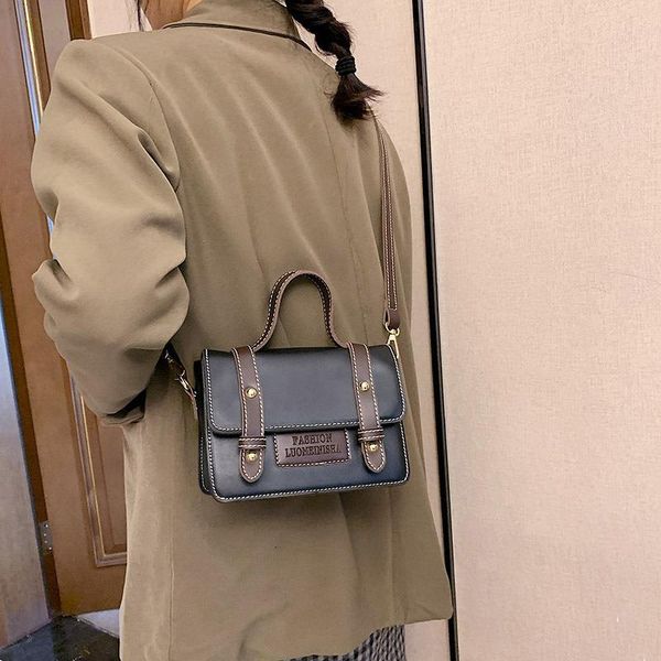 

women's 2021 shoulder fashion net color texture bag across the new contrast red cambridge one square portable small ocean slanting gucl