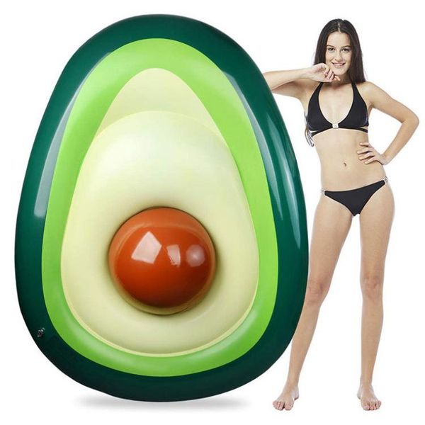 

life vest & buoy avocado inflatable float environmentally friendly pvc water toy amazon style