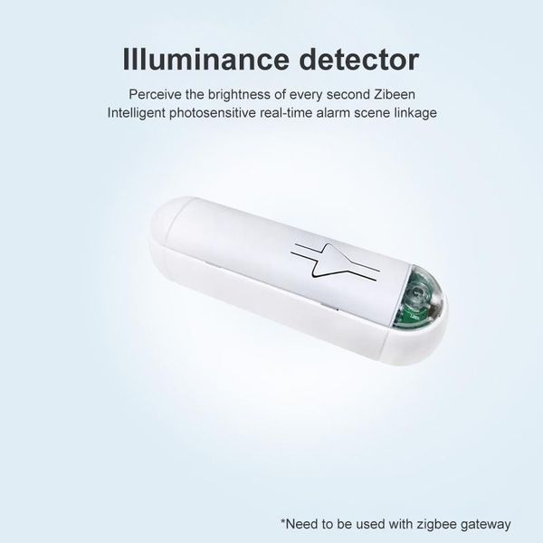 

smart home control tuya life zigbee light sensor indoor/outdoor brightness support alexa google