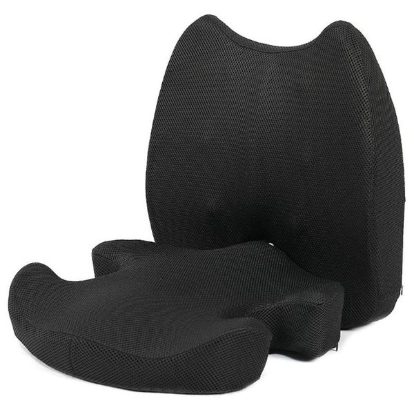 

memory foam cushion waist back office seat cushion waist back combination beautiful hip pad set