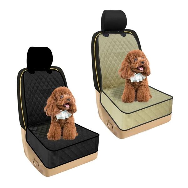 

car seat covers dog travel accessories cover, pet front cover for cars, trucks, and suv's - oxford waterproof & nonsli