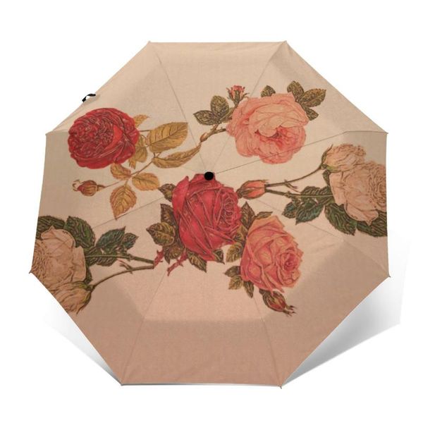 

umbrellas peach umbrella auto anti uv aesthetic design rain portable