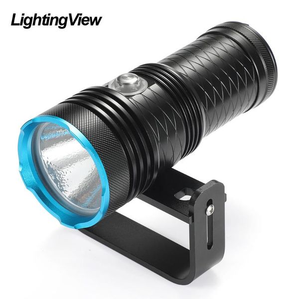 

flashlights torches lightingview 1*xhp70.2 underwater ipx8 diving lantern led dive torch for outdoor sports spearfishing