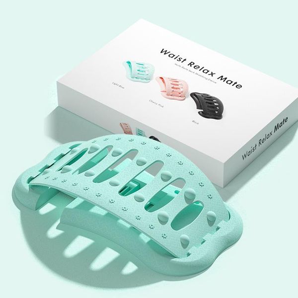 

accessories lumbar spine stretcher for lower back pain relief 3 levels adjustable height 2 row massage points too789