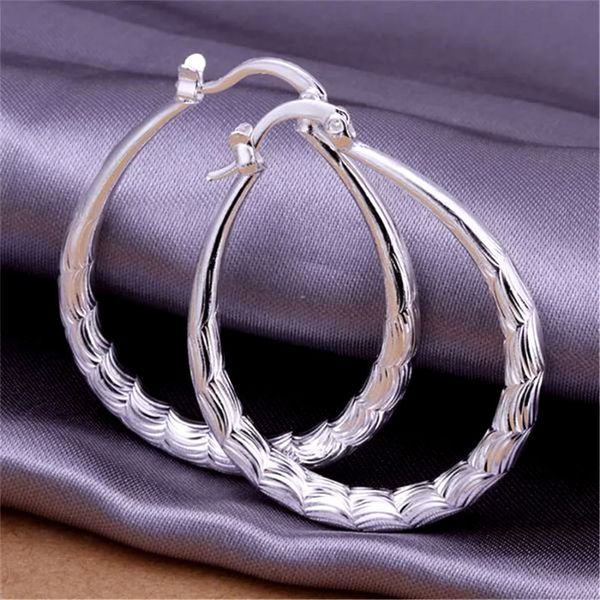 

silver color hoop earring for women wedding fashion minimalist hoops earring big round circle drop earring girls jewelry gift, Golden;silver