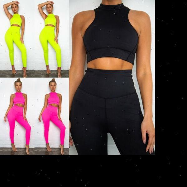 

casual fitness womens sets women crop sleeveless pant set women fitness 2pcs sets back hollow top, Gray