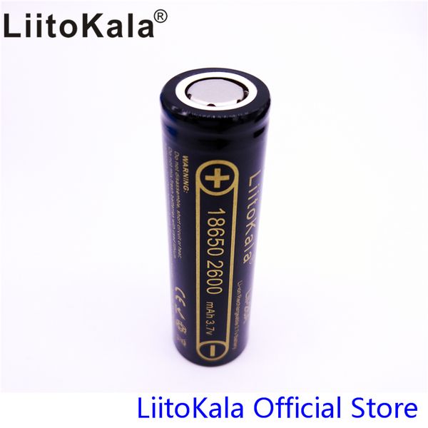 

hk liitokala lii-26a for 3.7v 18650 2600mah for icr18650-26jm li-ion rechargeable battery the flashlight batteries