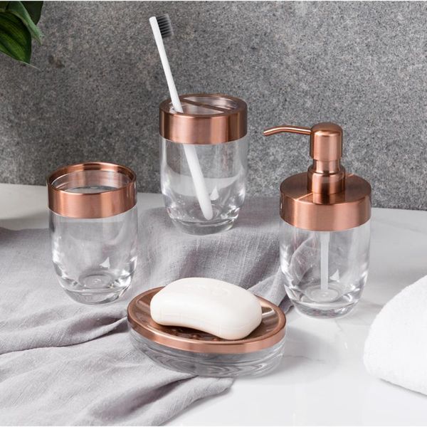 

bath accessory set dispenser mouthwash cup toothbrush lotion bottle luxury bathroom accessories antique brass soap dish