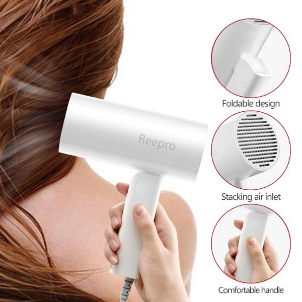 

hair dryers 01 rp-hc04 300w handle professional dryer hairdryer quick dry folding hairdressing barber blow reepro