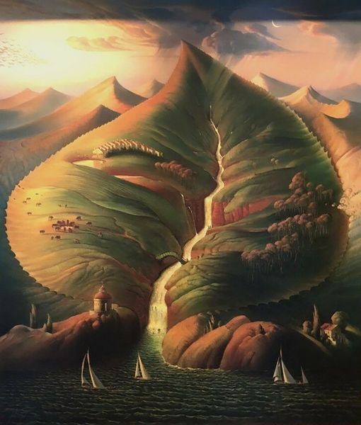 

vladimir kush - ocean sprouts home decor handcrafts /hd print oil painting on canvas wall art picture 210308