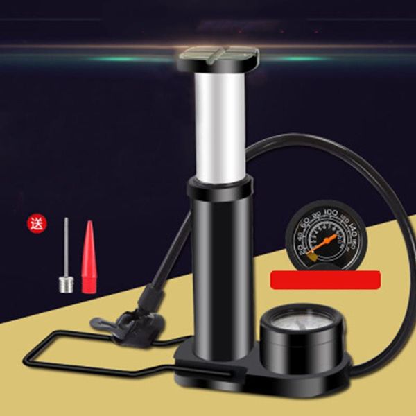 

bike pumps pump mini portable bicycle foot with pressure gauge air