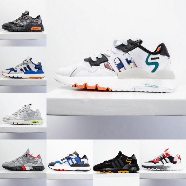 

2021 new ultraboost nite jogger mens women shoes collegiate green silver metallic blue breathable all white trainers outdoor