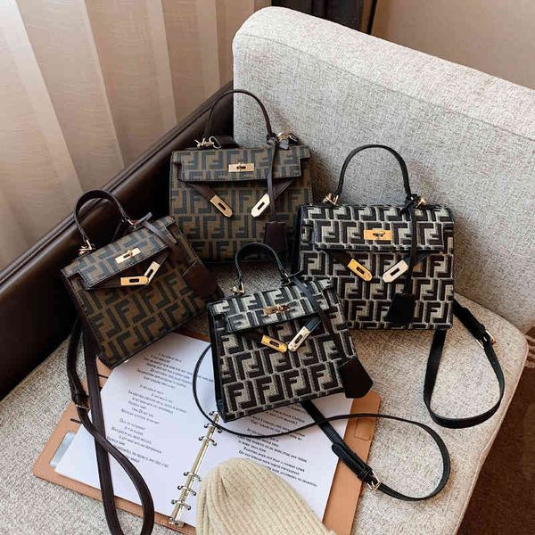 

size women's 2020 new letter fashion kelly hand messenger bag