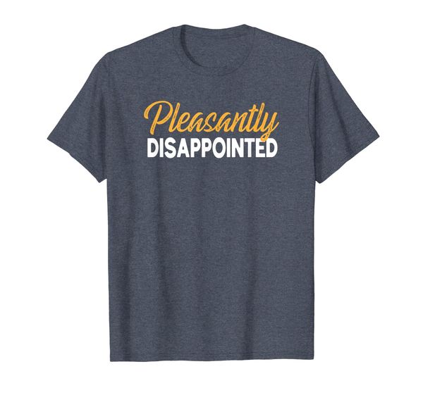 

pleasantly disappointed tshirt for walking disasters, White;black