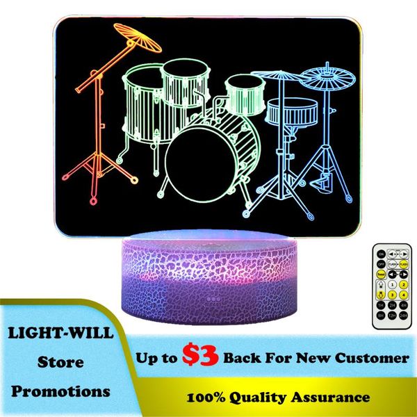 

night lights 3colors led light for music lovers multi color changing visual stereo lamp home room decor 3d nightlights est