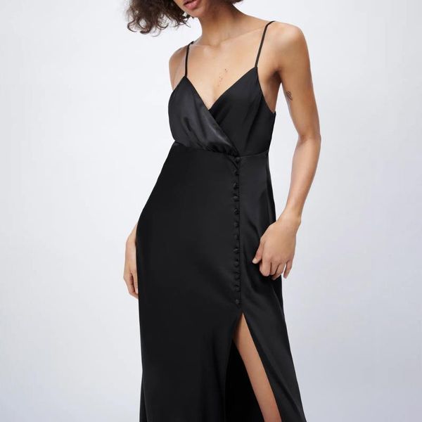 

casual dresses women's party dress fashion split backless black plain elegant ladies maxi female club wear dating long clothing, Black;gray