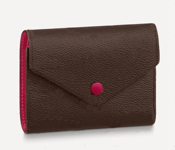 

grid print wallets womens wallet brown flower leather fold purses men short long card holder passport lady folded purse ladies coin pouch, Red;black