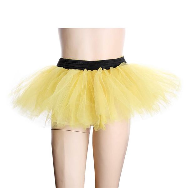 

skirts women girl tutu dance skirt for multilayer tulle ball gown pettiskirts birthday party clothes, Black