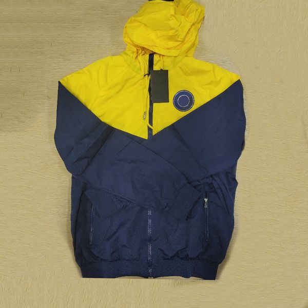 

club stylist jacket men cardigan windbreaker football printed fashion jackets coat hooded autumn outwear zipper homme s-2xl, Black;brown