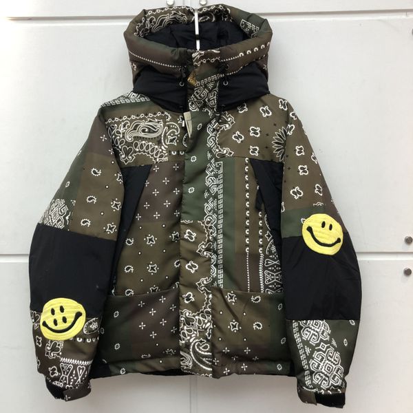 

2021 New Winter Cashew Kapital Er Jacket Parkas Men Women Top Quality Zipper Bread Coats Outerwear Male Clothes S32r, Black