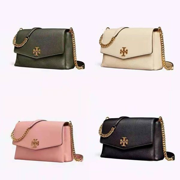 

new tb litchi v-head chain square bag for women in 2021