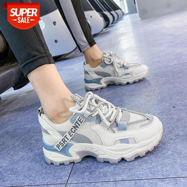 

new spring new style women shoes students daddy shoes sports breathable color matching women' sneakers platform reflective #fm1i