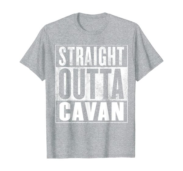

straight outta cavan t-shirt, White;black