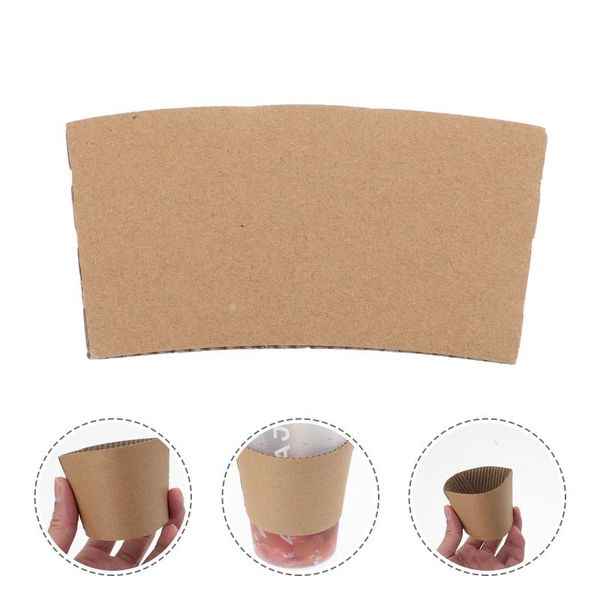 

dinnerware sets 100pcs coffee mug cover cup sleeve paper tea heat-resistant