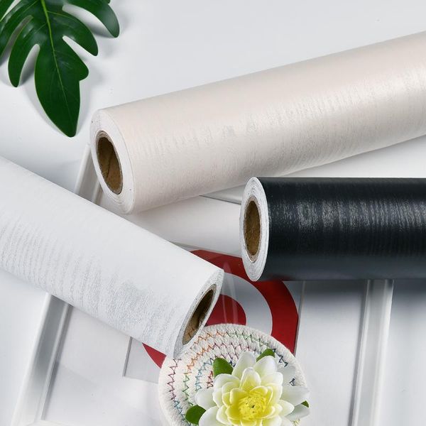 

pvc sticker white solid wood cabinet wardrobe furniture renovation sticker home decoration removable self-adhesive wallpaper