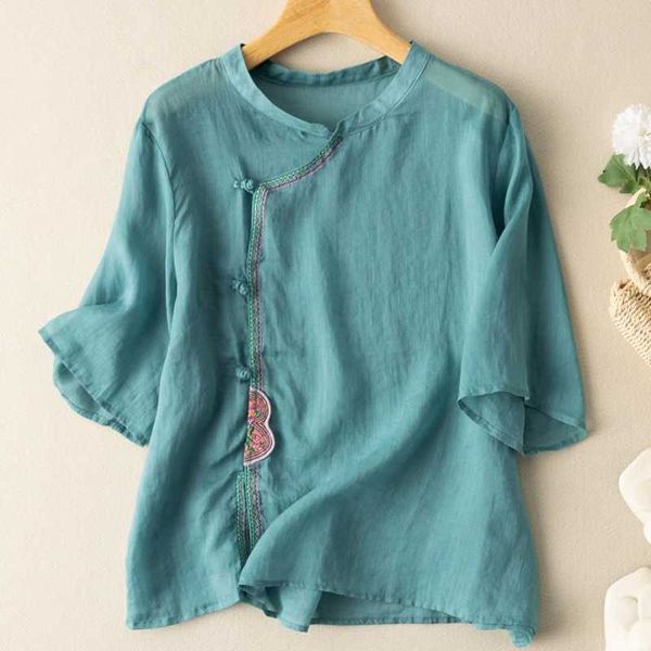 

ethnic clothing 2021 women fashion vintage cheongsam coat traditional chinese style retro elegant qipao gown shirt blouse oriental, Red