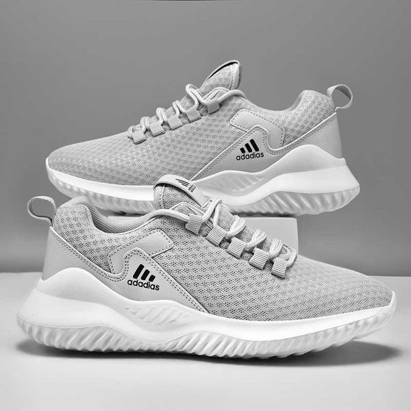 

men's shoes 2021 summer flying woven breathable sports daddy casual white trendy men's