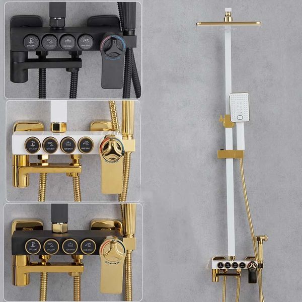 

bathroom shower sets luxury faucet bathtub rainfall faucets waterfall mixer taps