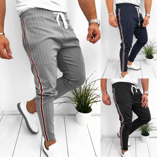 

all 2021 wasit lent summer fashion pocket men slim fit straight legs been broek potlood jogger casual, Black