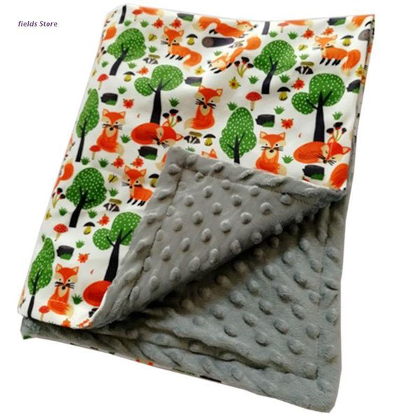 

blankets & swaddling xx9e beautiful ultra-soft baby sherpa mini bobble 2 layer blanket perfect as a shower gift (75 x 120cm)