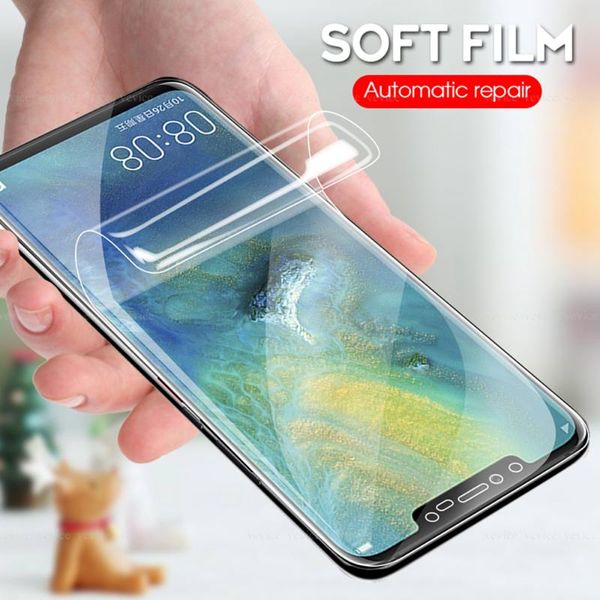 

9d soft full cover hydrogel film for huawei mate 30 pro 30 lite phone screen protector protective film not glass smartphone