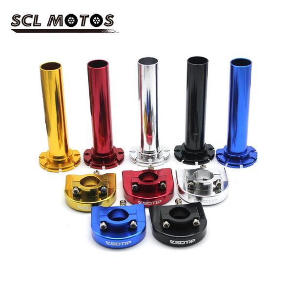

handlebars scl motos aluminum motorcycle twist gas throttle grip handle bar knob for 22mm 7/8'' motorbike dirt bike handlebar
