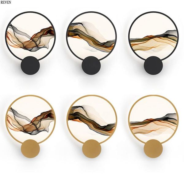 

wall lamps postmodern led lamp bedroom bedside simple creative light luxury staircase living room tv background