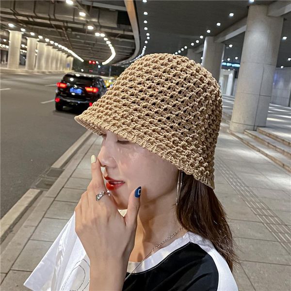 

beanie/skull caps summer trendy versatile fashion thin bucket hat sun protection sun-proof basin, Blue;gray