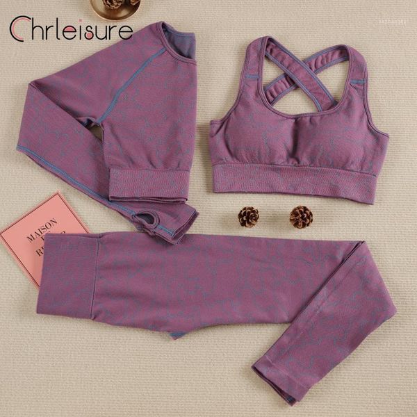 

yoga outfit chrleisure two piece set women sportswear bra fitness leggings high waist tracksuits sweat suits