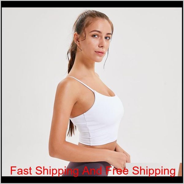 

lu-83 solid color women yoga bra shirts sports vest fitness underwear lady qylbpl petsyard, White;red