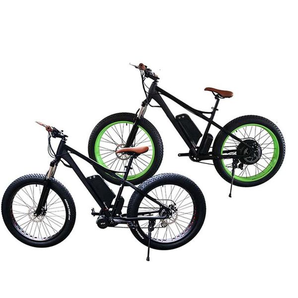 

electric bicycle 26x4 1000w fat 48v fr26a tire bike with battery ebike e star, Silver;blue