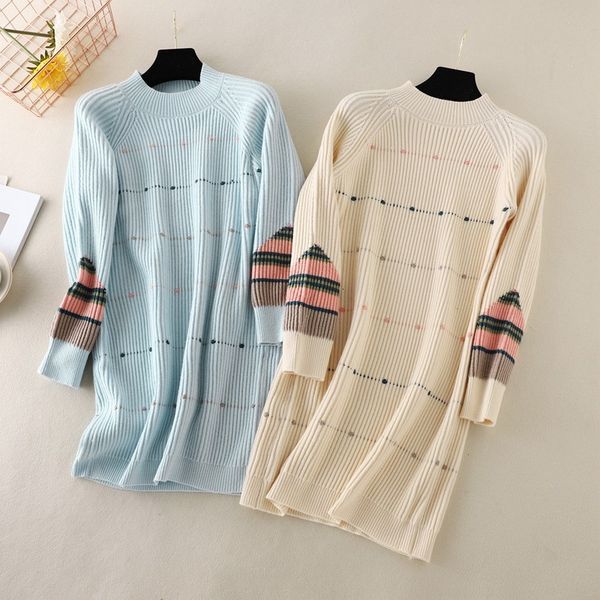 

casual dresses singy retro stripe dressed casual mesh loosey long sleeve streetwear short korean fashion wter nightgown mm45, Black;gray