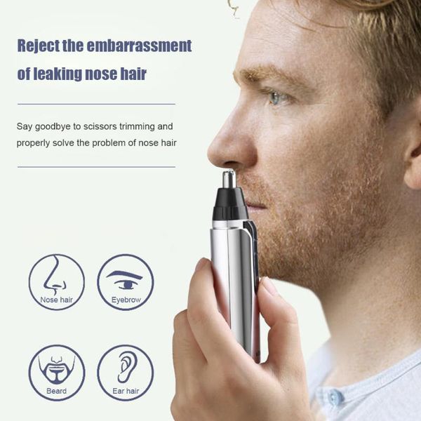 

electric nose & ear trimmers hair trimmer mini portable for men shaver waterproof safe cleaner tool razor face care